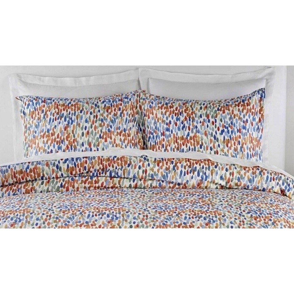 Annabel Watercolor Dot Organic Percale King Size Pillow Sham - NWT - Ret. $49